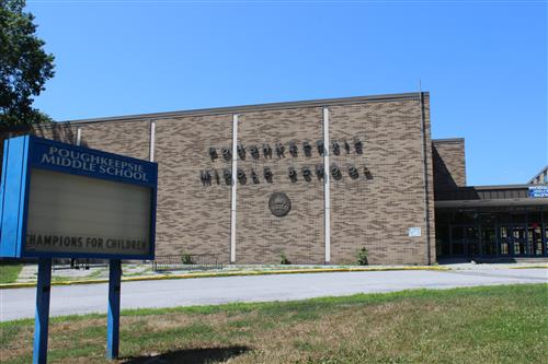 Poughkeepsie Middle School main entrance 